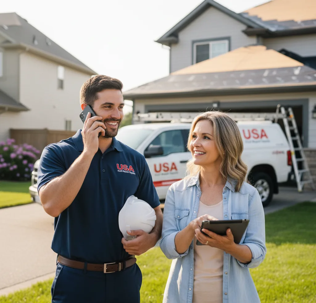 USA Roof Repair Experts customer support in Pisgah Forest
